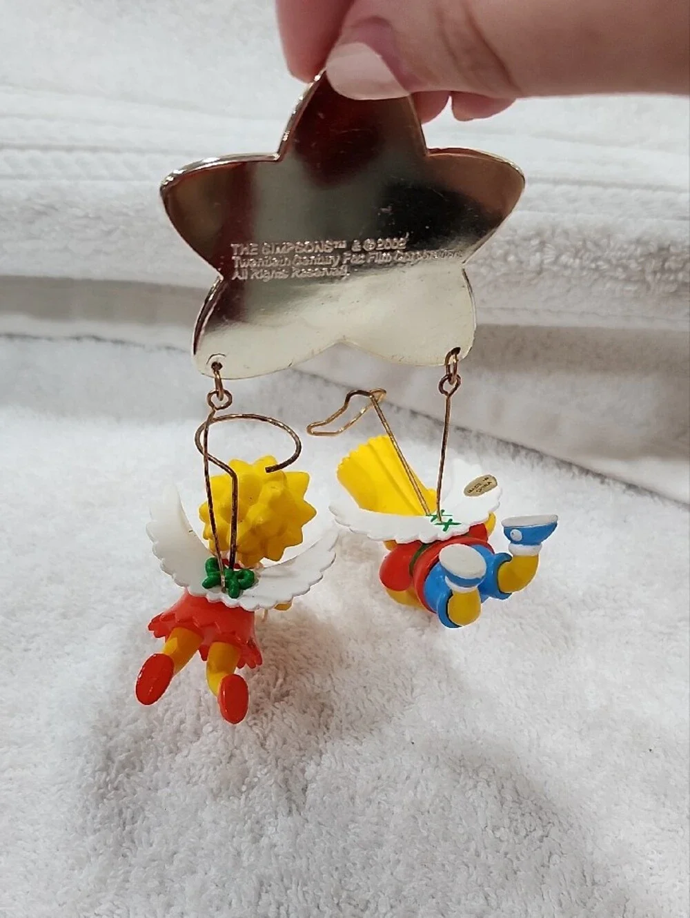 2002 Simpsons Ornament Titled 